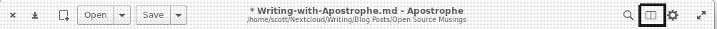 Preview button in Apostrophe