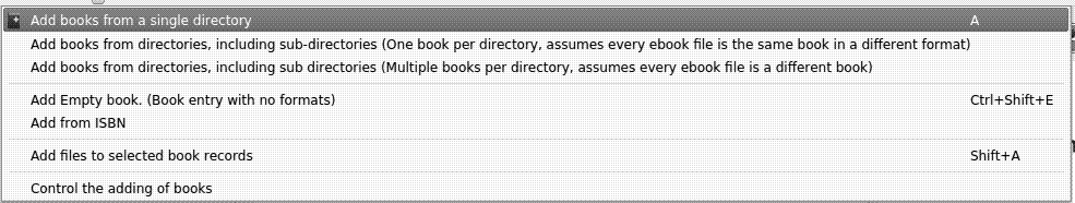 Adding books to calibre