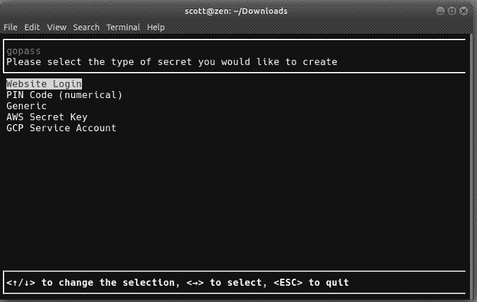 Using gopass to manage your passwords