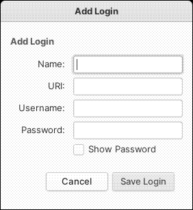 Adding a login in Lock Box