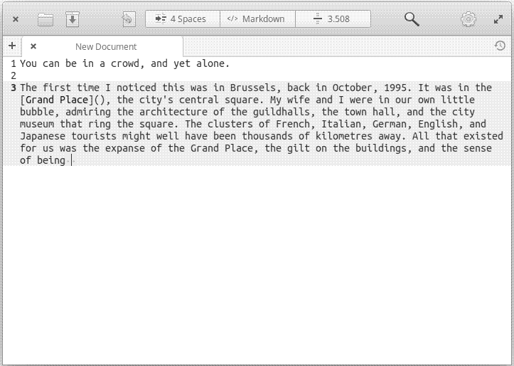 Working with the Code text editor