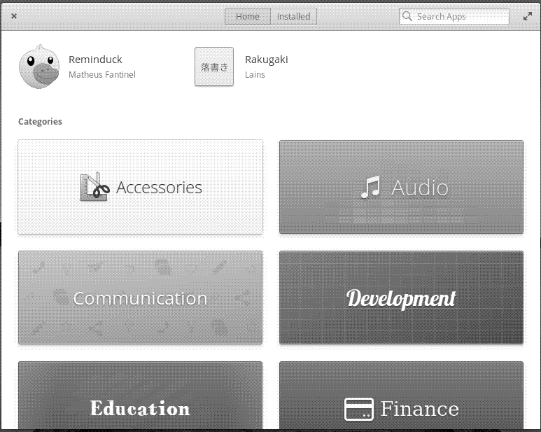 The front page of the elementary OS AppCenter