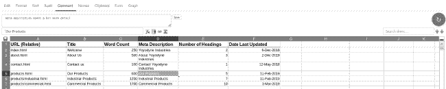 Adding a comment to an EtherCalc spreadsheet