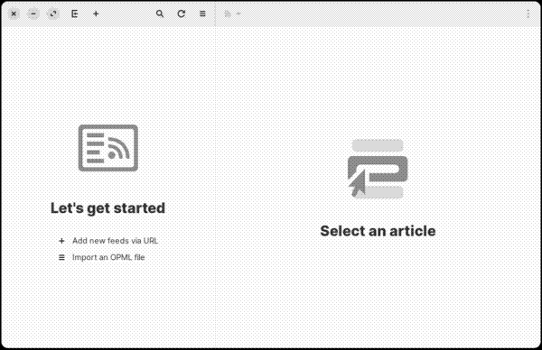 Feeds at first start