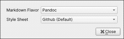 Ghostwriter’s preview options