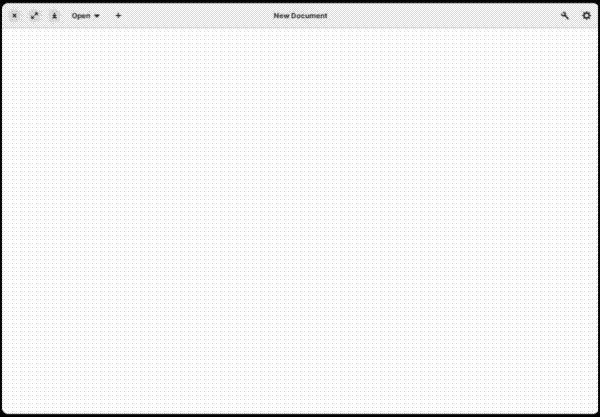 Text Editor when you first start it