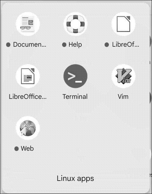 Launching Linux apps using a Chromebook’s launcher