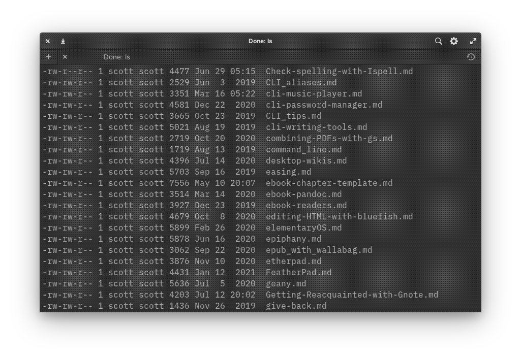 Getting details of files