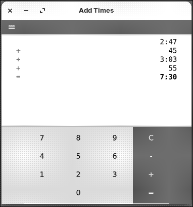 Adding up times with Add Times