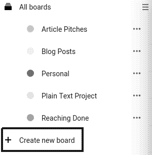 Creating a new board in Nextcloud Deck