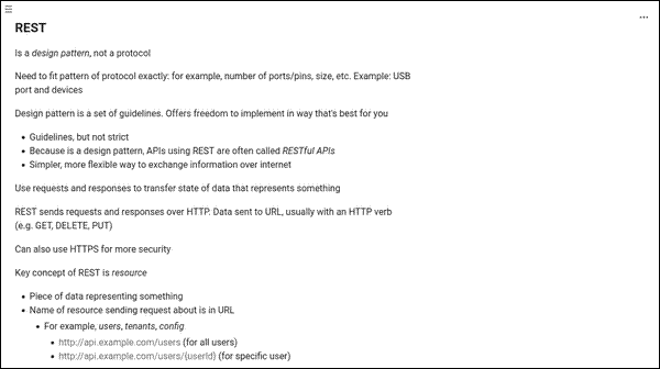 Previewing a note in Nextcloud Notes