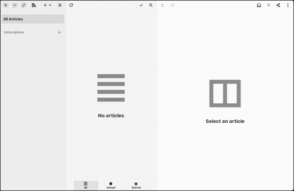NewsFlash waiting for some RSS feeds
