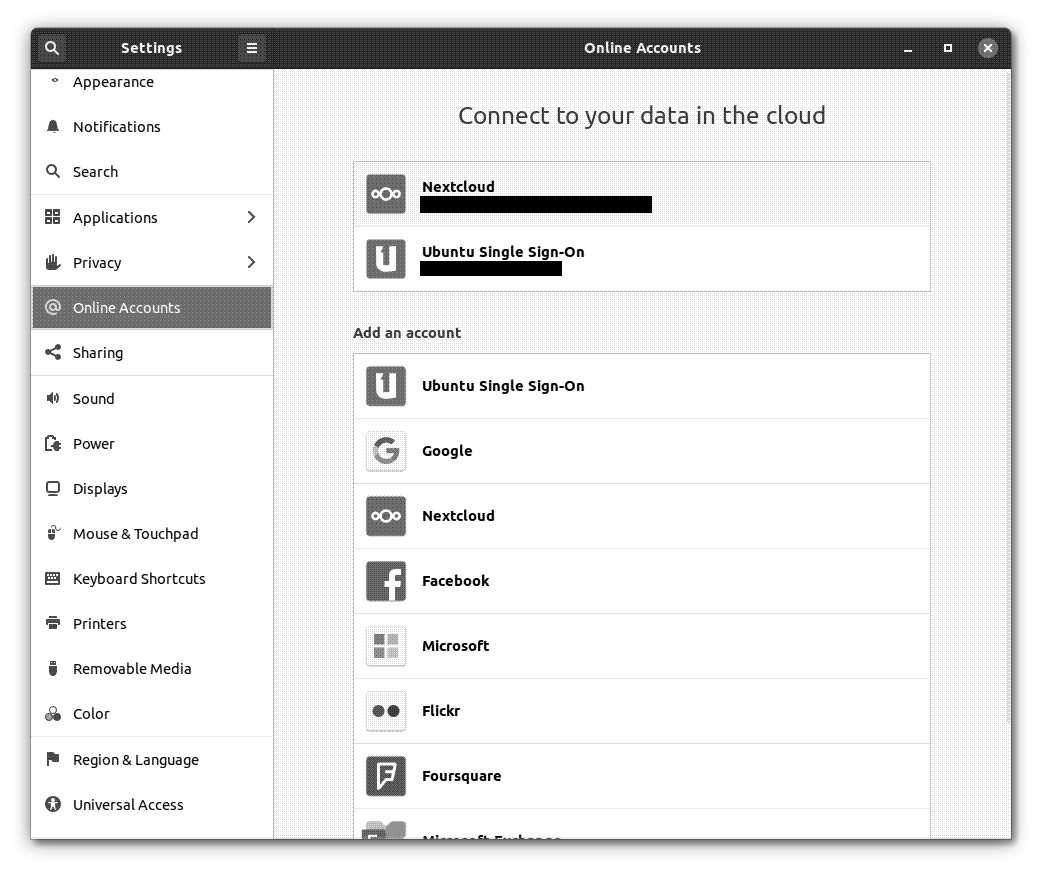 Integrating Nextcloud with the Ubuntu desktop