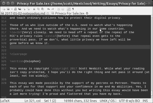 Syntax highlighting in Notepadqq