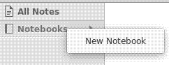Creating a notebook in Notes-Up