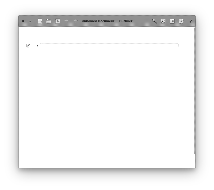 Creating a new outline in Outliner