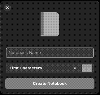 Creating a notebook in Paper
