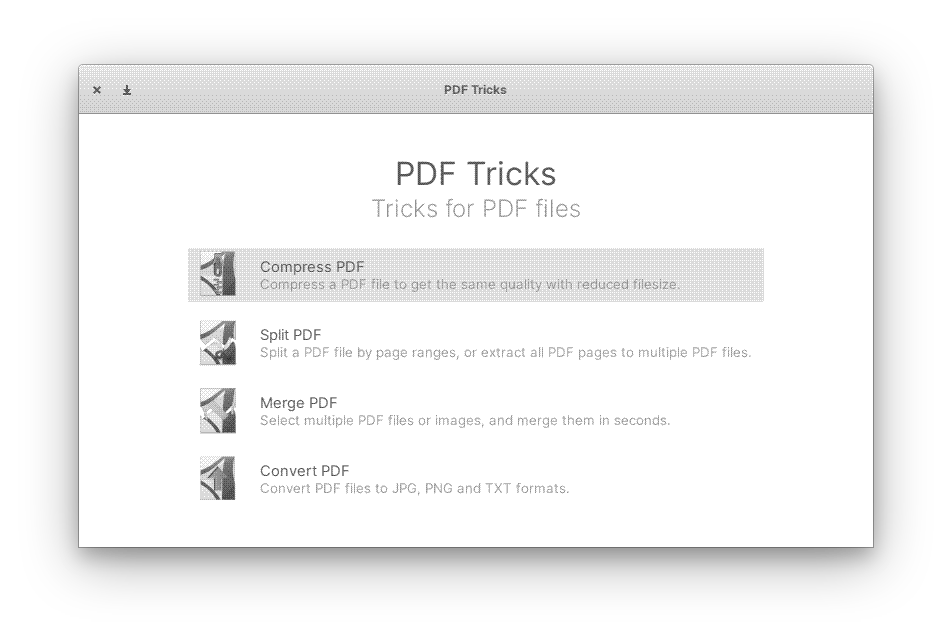 PDF Tricks after you start it