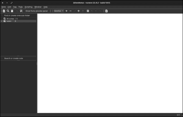 A more minimal look to QOwnNotes