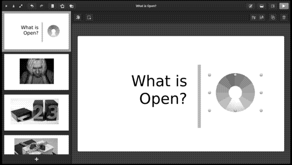 A completed slide deck in Spice-Up