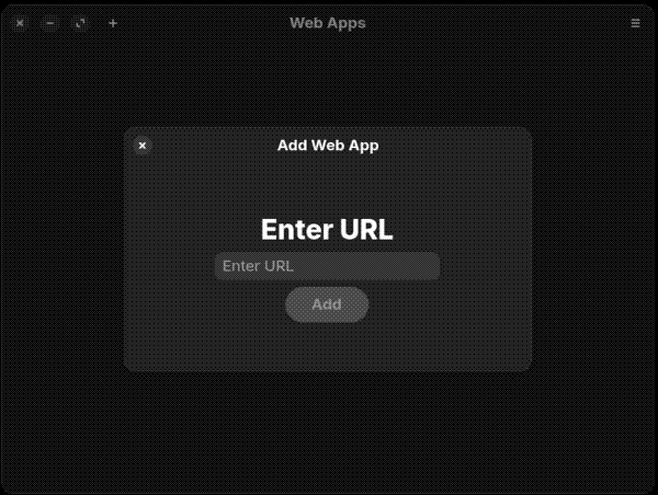 Adding a web app